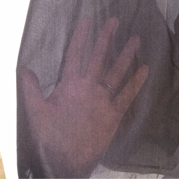 Lululemon Sheer, Black, Racerback Tank Top With Sports Bra, Size 6 - Picture 4 of 6